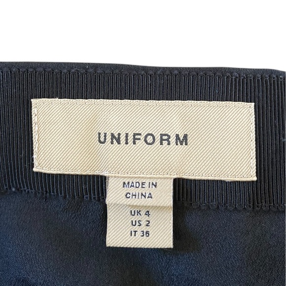 Burberry Uniform Black Pleated Midi Skirt Classic A-line - Picture 5 of 10